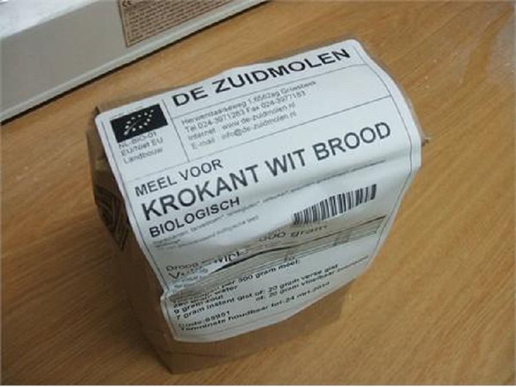 Meel voor Krokant witbrood Biologisch