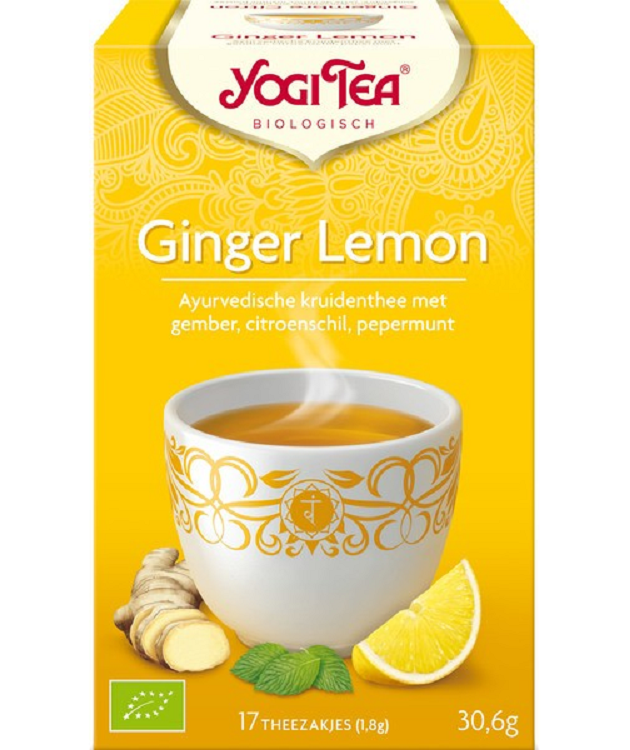 Ginger- lemon thee biologisch 17 builtjes
