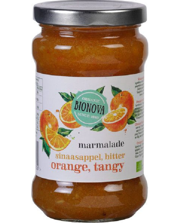 Sinaasappelmarmelade biologisch 340 gram