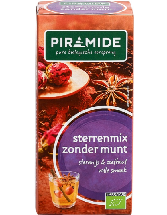 Sterrenmix zonder munt biologisch 20 builtjes