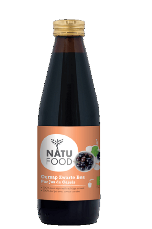 Zwarte bes oersap biologisch 330 ml.
