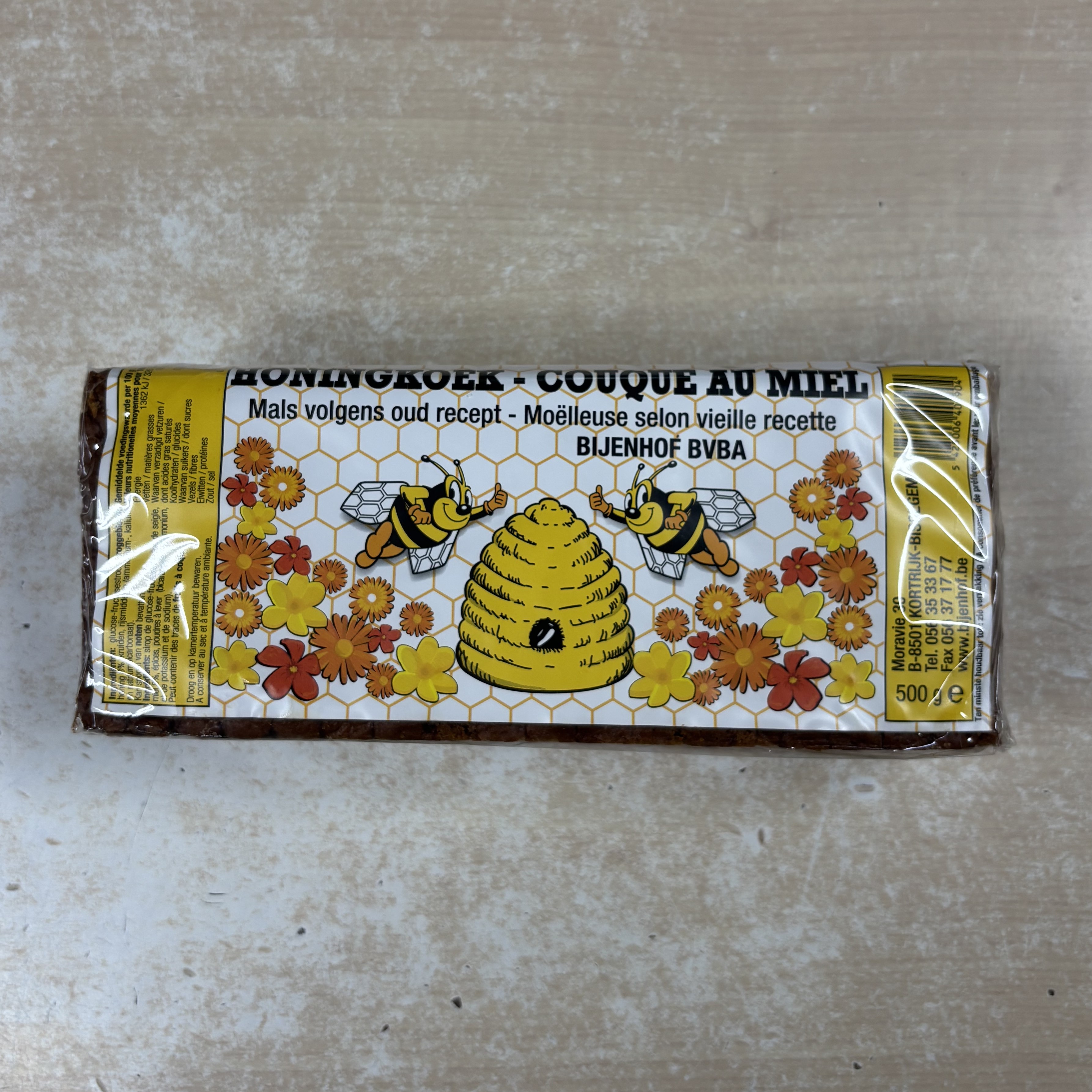 Honingkoek Bijenhof 500 gram